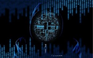 Illustration of the dark web