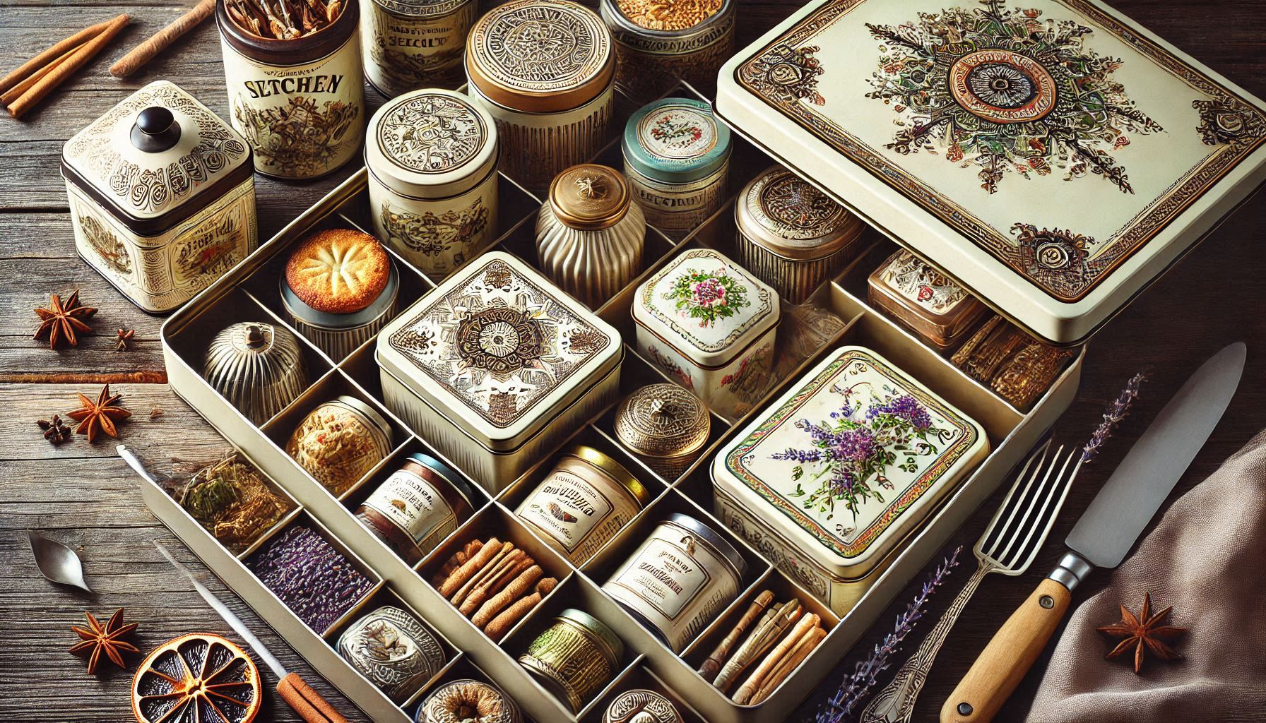 Tin Boxes for Your Kitchen Storage