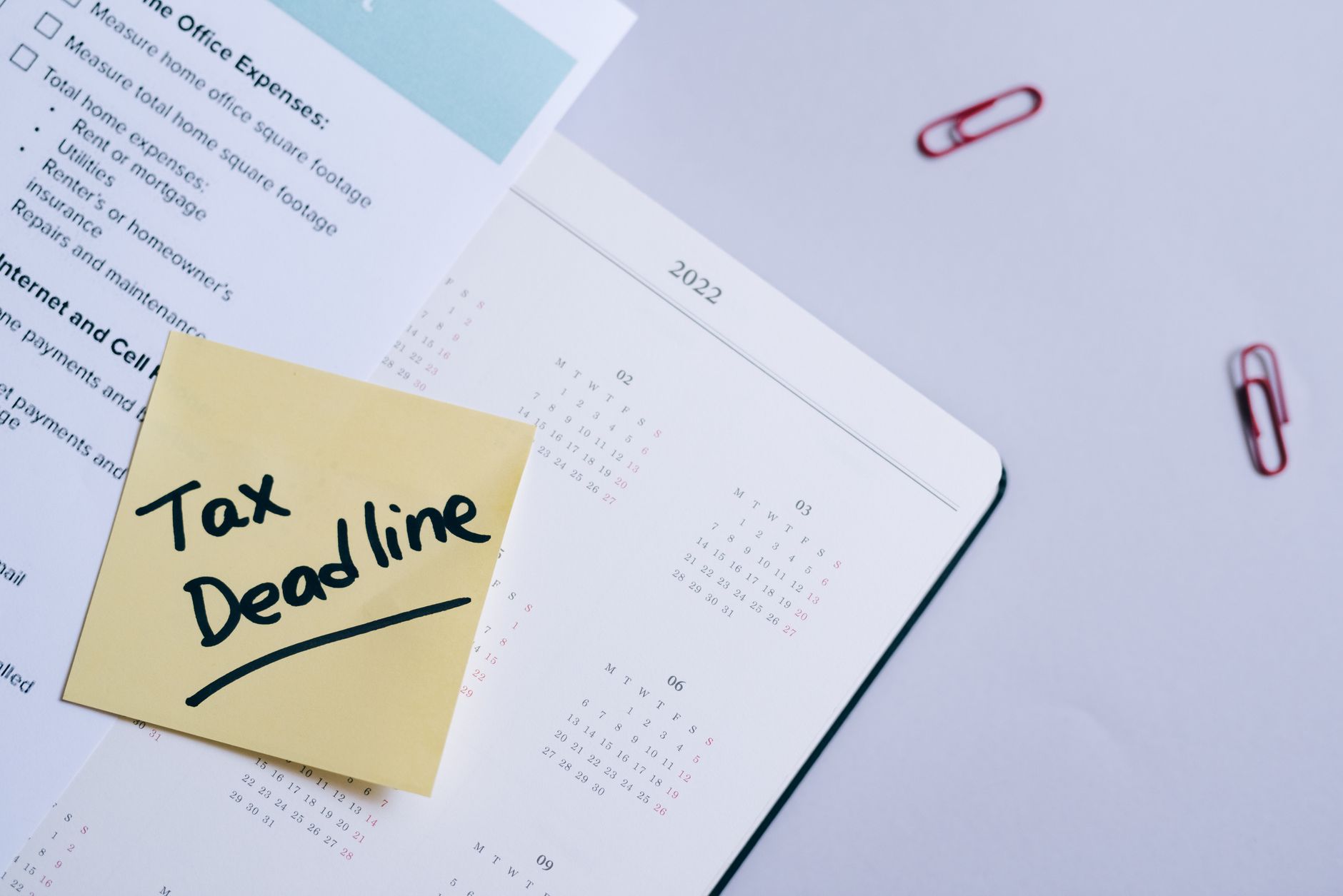 key tax deadlines